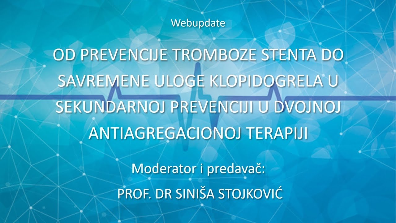 Klopidogrel - od prevencije tromboze stenta do sekundarne prevencije