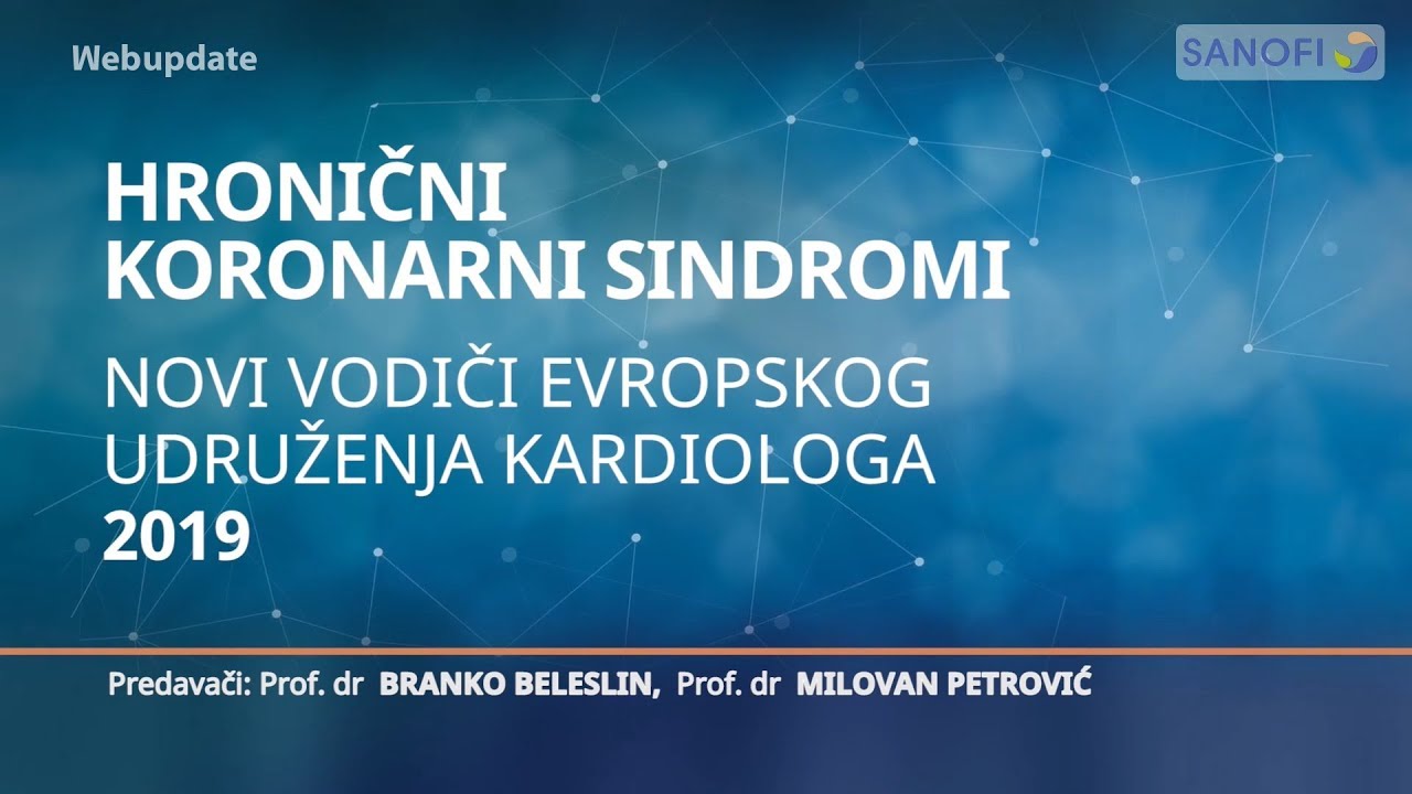 WEBUPDATE 2019 - HRONIČNI KORONARNI SINDROMI