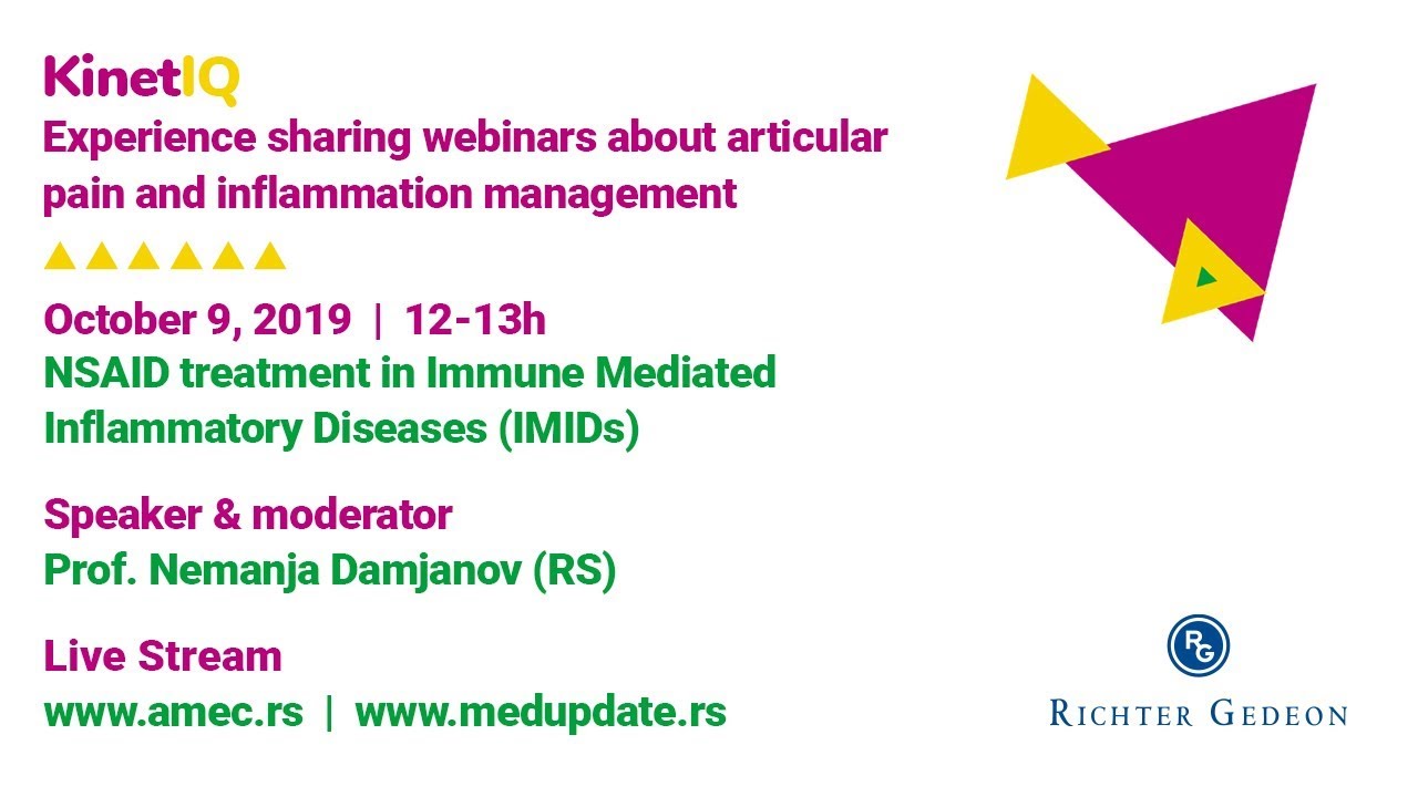 NSAID treatment in Immune Mediated Inflammatory Diseases (IMIDs)