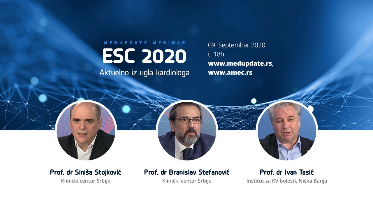 WEBUPDATE 2020 - ESC 2020 – AKTUELNO IZ UGLA KARDIOLOGA