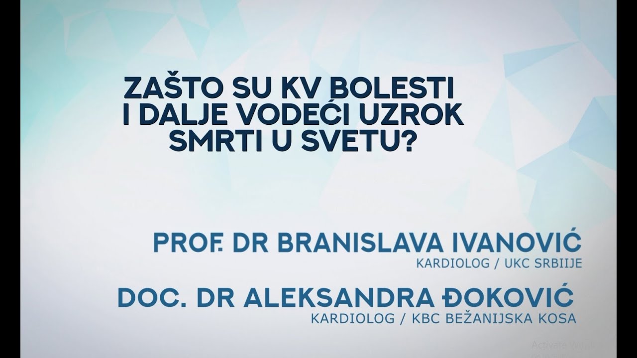 Webupdate 2023 - Zašto su kardiovaskularne bolesti i dalje vodeći uzrok smrti u svetu?