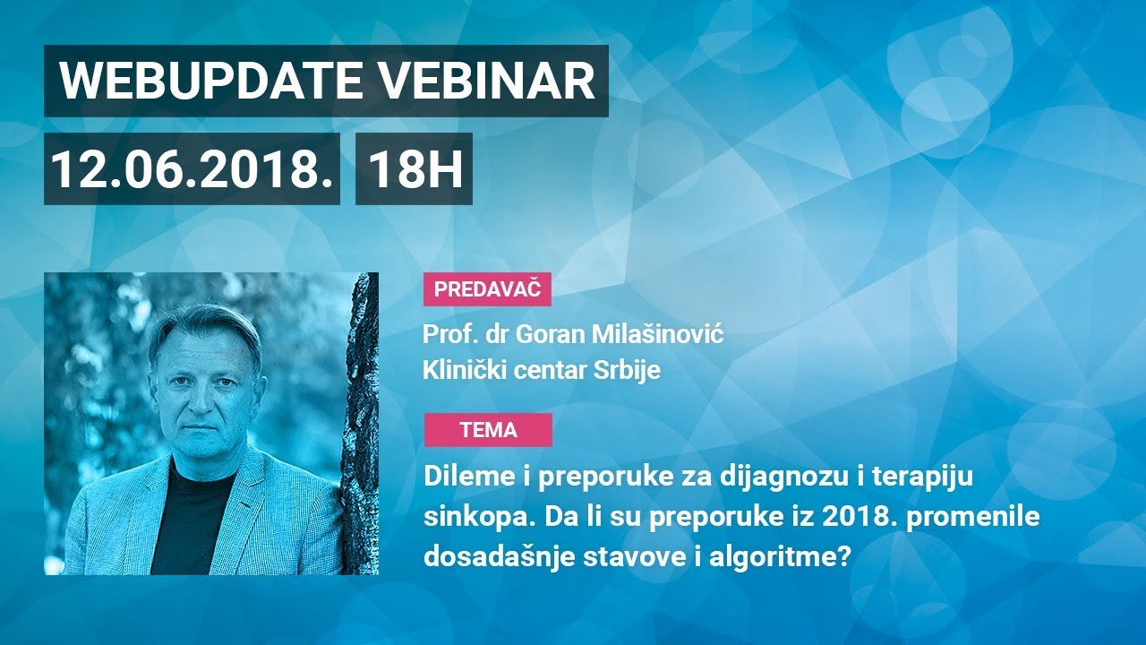 WEBUPDATE 2018 - Dileme i preporuke za dijagnozu i terapiju sinkopa