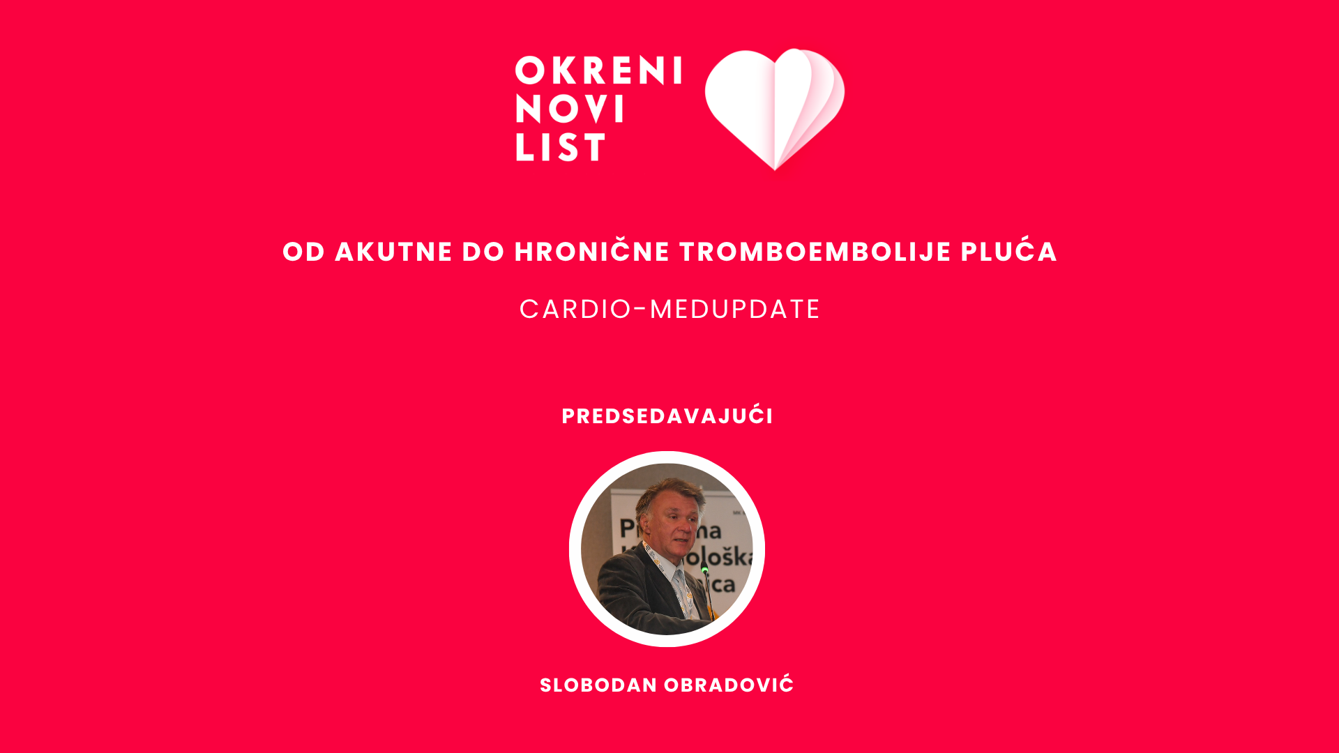OD AKUTNE DO HRONIČNE TROMBOEMBOLIJE PLUĆA